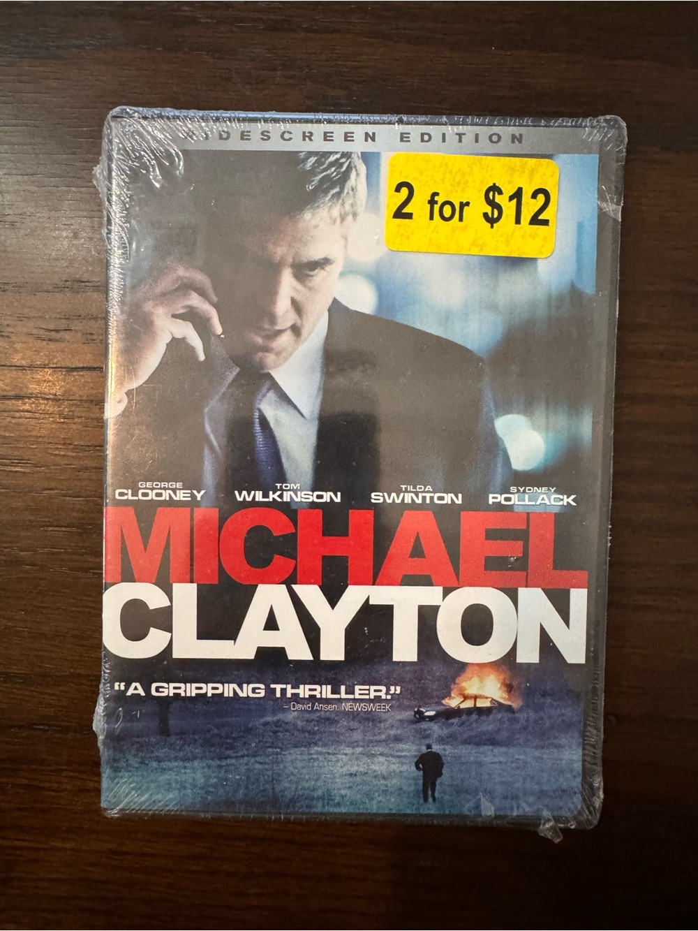 Michael Clayton (DVD, 2008, Widescreen) BRAND NEW & SEALED
